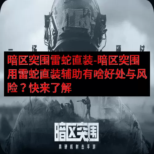 暗区突围雷蛇直装-暗区突围用雷蛇直装辅助有啥好处与风险？快来了解